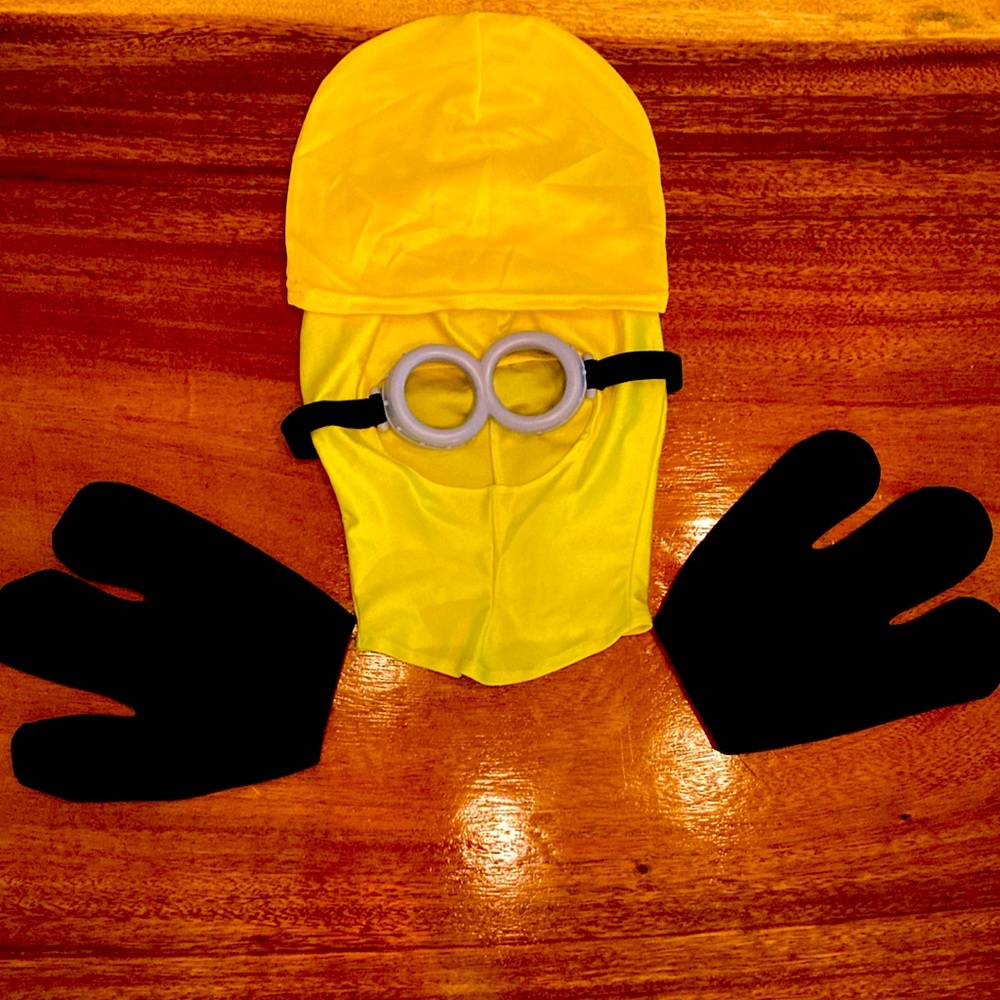 Minions costume, minion accessories